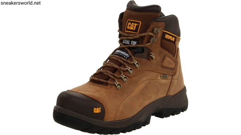 BEST work boots - Caterpillar Men's Diagnostic Waterproof Steel-Toe Work Boot
