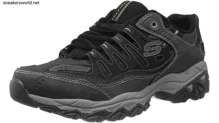 Sketchers Men's Afterburn Memory-Foam Lace-up Sneaker