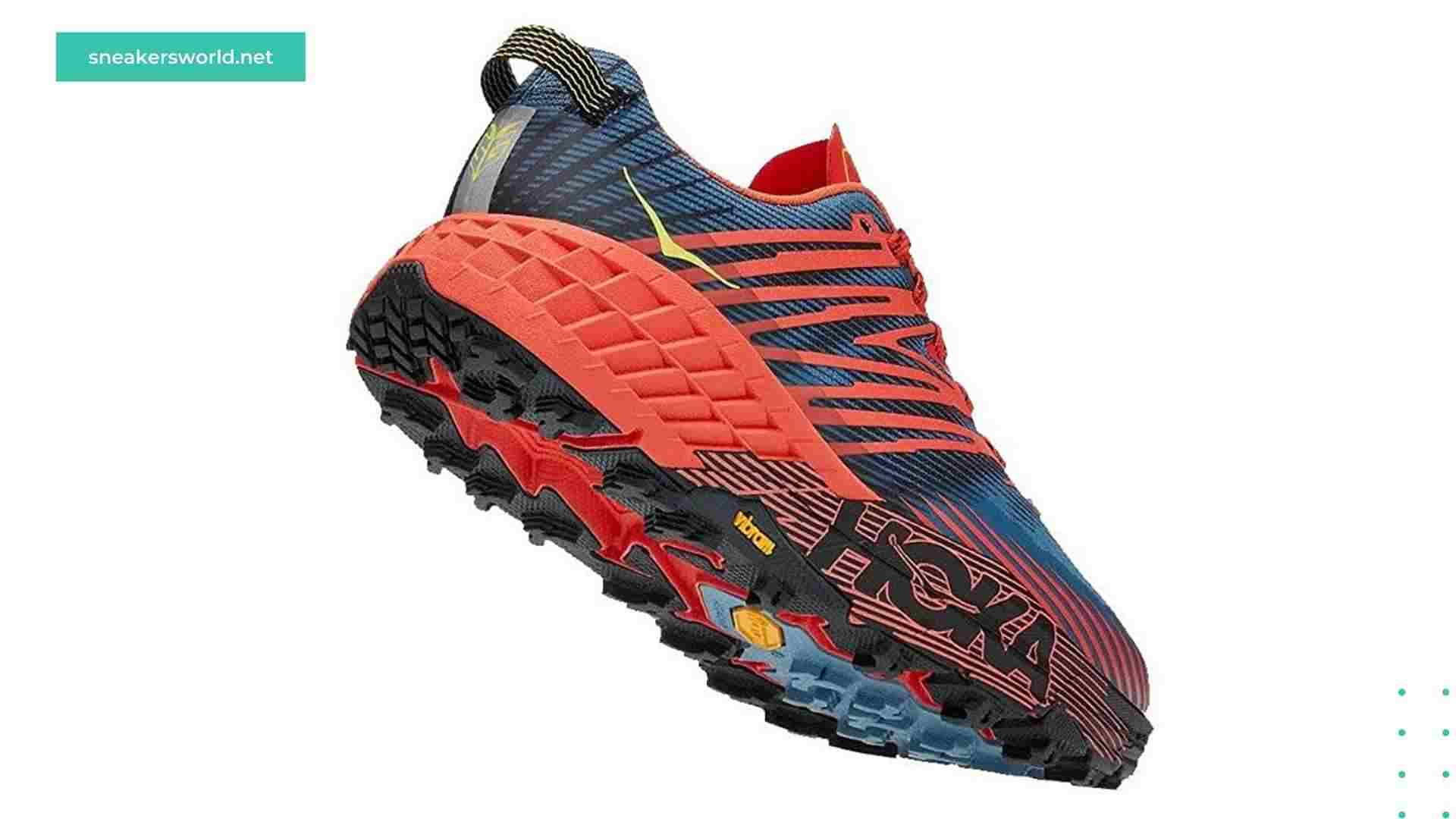 HOKA ONE ONE Mens Speedgoat 4 GTX Textile Synthetic Trainers - Best Ninja warrior shoes